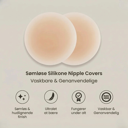 Sømløse Silikone Nipple Covers