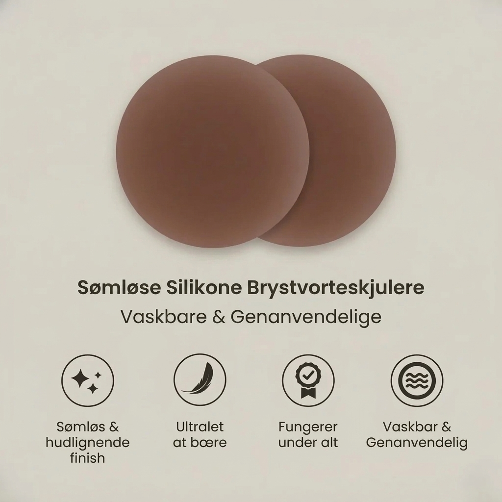 Sømløse Silikone Nipple Covers